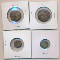 India 12db-ból álló régi érmegyűjtemény laminált tokokban T:vegyes
India collection of ancient coins...