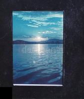 1970-1980 21db diapozitív különböző üdülőhelyekről (Bükkfürdő, Szántód, stb.), eredeti dobozban