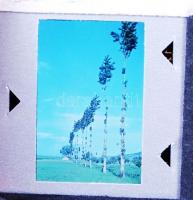 1970-1980 21db diapozitív különböző üdülőhelyekről (Bükkfürdő, Szántód, stb.), eredeti dobozban