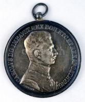 1917. Károly Ezüst Vitézségi Érem I. osztály &quot;Fortitudini / IV. Károly&quot; mellszalag nélkül Szign.: Kautsch (40mm) T:2 Hungary 1917. Silver Medal for Bravery I class, without ribbon Sign.: Kautsch C:XF