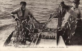 Les Sables dOlonne, fishermen