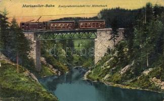 Eselgraben viaduct, Mariazellerbahn (wet damage)