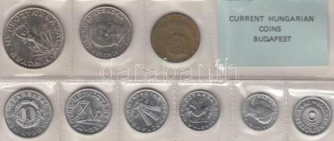 1979. 2f-10Ft 9db klf érmés forgalmi sor fóliatokban T:1