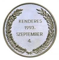 1993. "Kenderes 1993. szeptember 4." Horthy Miklós és feleségének újratemetése emlékére Ag...