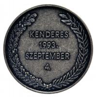 1993. "Kenderes 1993. szeptember 4." Horthy Miklós és feleségének újratemetése emlékére Ag...
