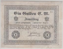 1849. 1Ft "Almássy" ezüst pénz T:restaurált