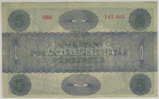 1919. 5K hátlapon lefelé csúszott hullám alapnyomattal! T:I-,II