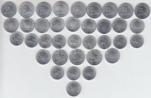 1974-85. 10f Al + 20f Al + 50f Al, összesen 36db! T:1