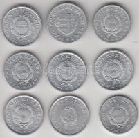 1946,1950,1964,1965,1967,1968,1969 1Ft Al (9db) T:1,2