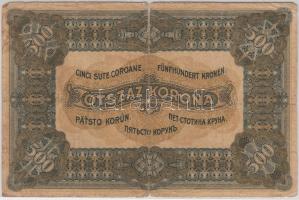 1920. 500K "Orell Füssli Zürich" T:IV