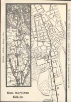 Kassa / Kosice  slovak marathon, map