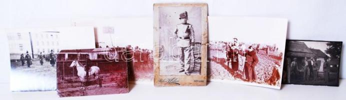 1910-1930 6db fotó csendőrökről különböző méretben