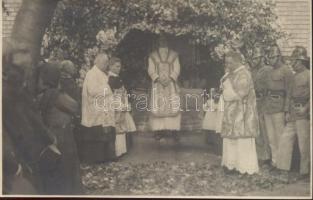 Budapest XVI. Rákosszentmihály, tűzoltók, alapkő letételi szertartás