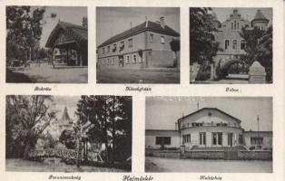 Hajmáskér Bokréta, parancsnokság, kultúrház, községháza, tábor