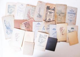cca 1870-1900 25 db nagyobb máretű keményhátú fotó klf műtermekből / Vintage photos