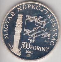 1981. 500Ft Ag "Bartók Béla" T:PP