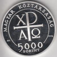 2009. 5000Ft "Kálvin János" Ag T:PP