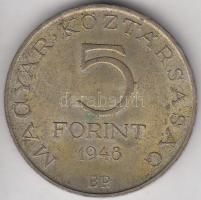 1948. 5Ft Ag "Petőfi" T:2