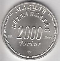 1998. 2000Ft Ag "Eötvös Lóránd" T:BU Csak 3000db!