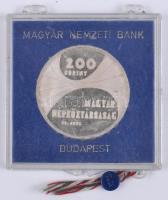 1975. 200Ft Ag "Magyar Tudományos Akadémia" T:PP Eredeti plombált MNB plasztiktokban!
