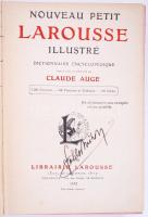 1913 Kis Larousse lexikon 6200 metszettel, fényképekkel és térképpel, Illusztrált egészvászon kötésb...
