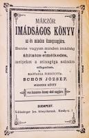 Mákzór imádságos könyv az év minden ünnepnapjára. Ford. Schön József. 2. köt. Rós hásánó ünnepre. Bp., é.n., Schlesinger Jos. Kissé laza kiadói, dombornyomott,  egészvászon kötésben