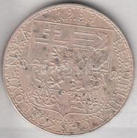 Csehszlovákia 1933. 20K Ag "Ipar, mezőgazdaság, üzlet" T:2-,2
Czechoslovakia 1933. 20 Koru...