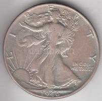 Amerikai Egyesült Államok 1946. 1/2$ Ag "Walking Liberty" T:2-
USA 1946. 1/2 Dollar Ag &qu...