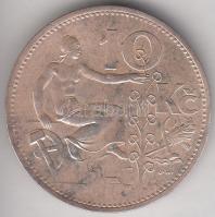 Csehszlovákia 1930. 10K Ag T:2 Czechoslovakia 1930. 10 Korun Ag C:XF