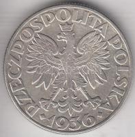 Lengyelország 1936. 5Zl Ag "Gdynia kikötő - 15. évforduló" T:2
Poland 1936. 5 Zlotych Ag &...