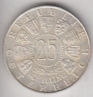 Ausztria 1956. 25Sch Ag "Mozart" T:2 Austria 1956. 25 Schilling Ag "Mozart" C:XF