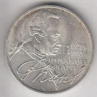 NSZK 1974D 5M Ag "Immanuel Kant" T:2
GFR 1974D 5 Mark "Birth of Immanuel Kant" C...