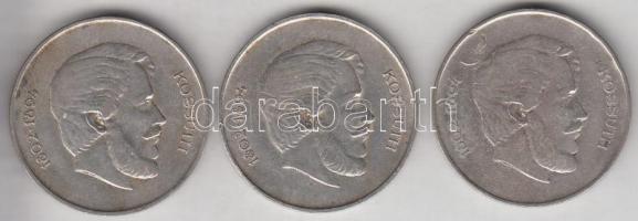 1947. 5Ft Ag "Kossuth" (3x) T:3