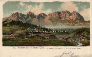 Kitzbühel, Tirol litho s: Reisch (small tear)