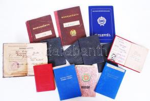 14 db érdekes igazolvány, útlevél