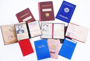 14 db érdekes igazolvány, útlevél