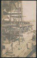 Repair of the ship, K.u.K. navy (small tear)