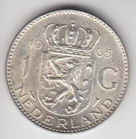 Hollandia 1965. 1G Ag "Julianna" T:2
Netherlands 1965. 1 Gulden Ag "Julianan" C:...
