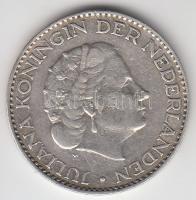 Hollandia 1957. 1G Ag "Julianna" T:2- Netherlands 1957. 1 Gulden Ag "Julianan" C:VF