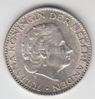 Hollandia 1955. 1G Ag "Julianna" T:2 Netherlands 1955. 1 Gulden Ag "Julianan" C:XF