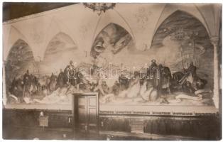 Budapest V. Parlament, Udvardy Géza falfestménye, Hunyadi János