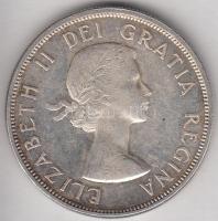 Kanada 1963. 1$ Ag "Kenu" T:2,2- Canada 1963. 1 Dollar Ag "Canoe" C:aXF