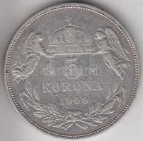 1909. 5K Ag "Ferenc József" T:2-,3