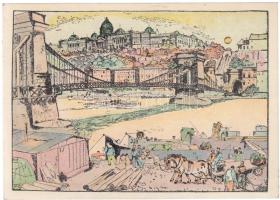 Budapest I. Királyi Vár, Tamás Galéria kiadása s: Vadász Endre