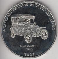 Kongó 2002. 10Fr "Ford Modell T 1915" T:PP
Congo 2002. 10 Francs CuNi "Ford Modell T ...