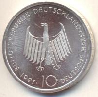 Németország 1997. 10M Ag "100 éves a dízelmotor" T:PP k.
Germany 1997. 10 Mark Ag "Di...