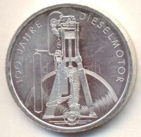 Németország 1997. 10M Ag "100 éves a dízelmotor" T:PP k. Germany 1997. 10 Mark Ag "Diesel Engine Centennial" C:PP scratched