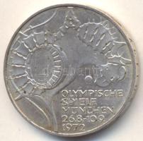 NSZK 1972J 10M Ag "Olimpia / Stadion" T:2 GFR 1972J. 10 Mark Ag "Olymic Games Munich / Stadion" C:XF