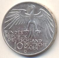 NSZK 1972J 10M Ag "Olimpia / Stadion" T:2
GFR 1972J. 10 Mark Ag "Olymic Games Munich ...