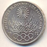 NSZK 1972G 10M Ag "Olimpia-München/Olimpiai Láng" T:2
GFR 1972G 10 DMark Ag "Olympic ...